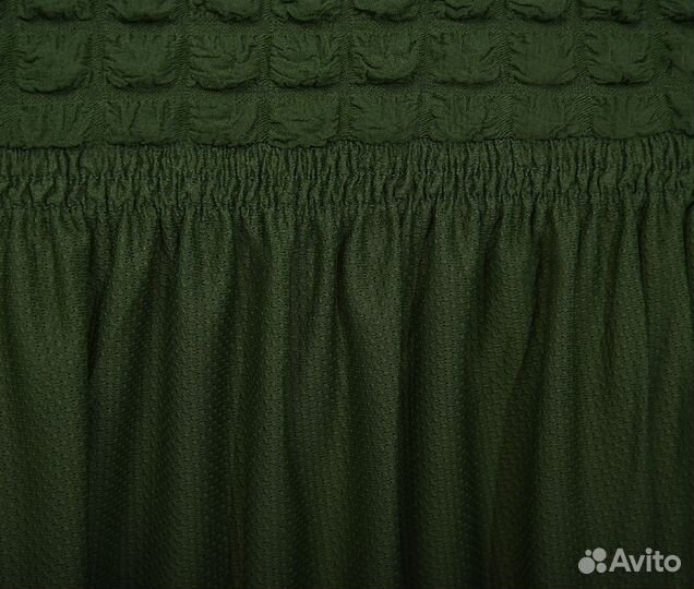 Чехлы для дивана и два кресла набор, цвет Зеленый