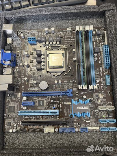 I5-3550 + Asus P8H77-M + куллер