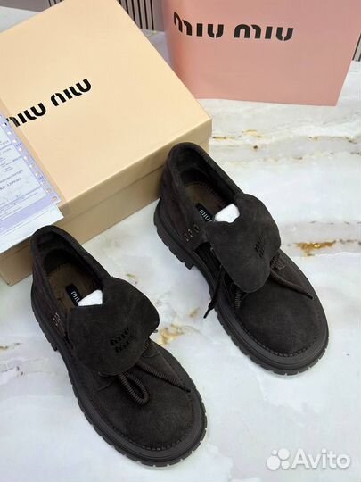 Ботинки Miu Miu Осень женские Размер 36-40