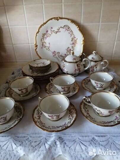 Сервиз чайный ГДР Райхенбах