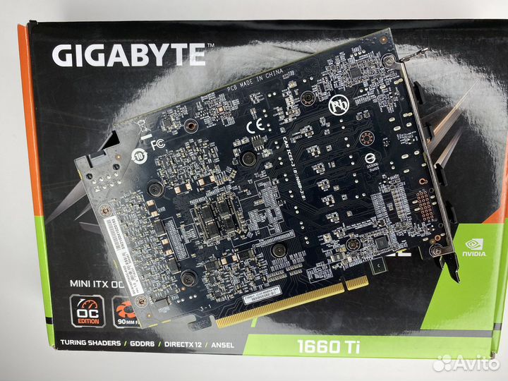 Видеокарта gtx 1660 ti 6gb