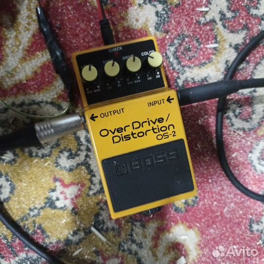Гитарная педаль boss os2 distortion