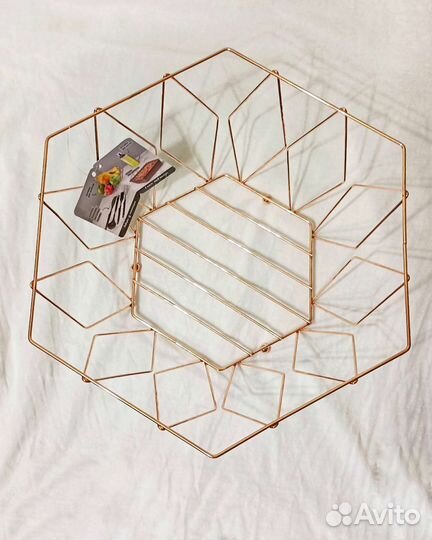 Новая Металлическая Корзина для фруктов