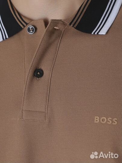 Поло хлопковое boss