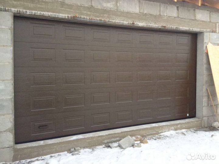 Ворота Гаражные Секционные Филенка