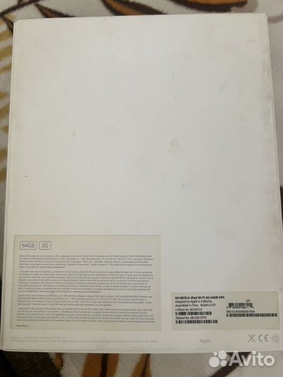 MC497E/A iPad WI-FI 3G 64GB-SPA