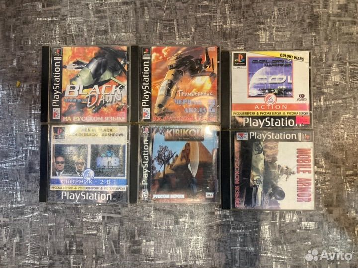 Диски для sony playstation 1. One