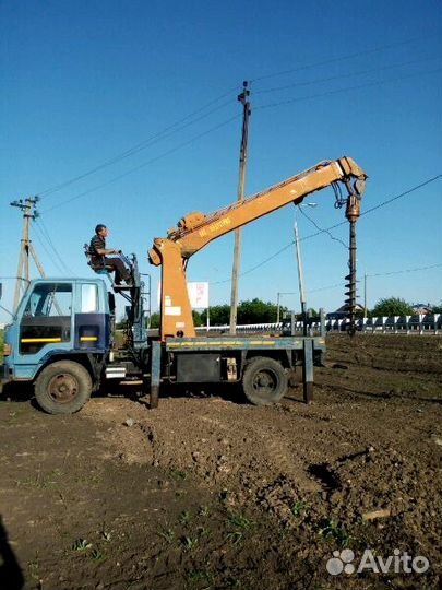 Услуги ямобура, монтаж и демонтаж опор лэп