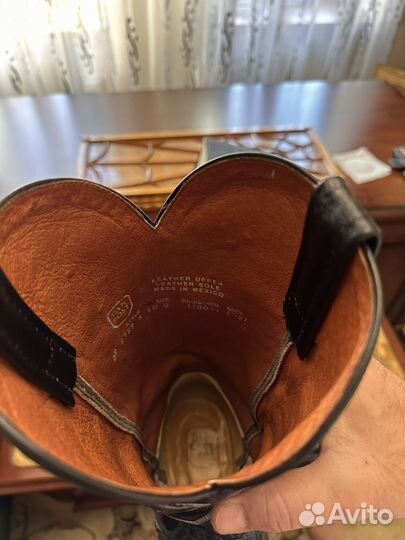 Ковбойские сопоги мужские из кракодила