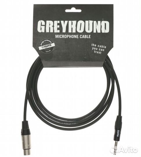 Klotz GRG1FP06.0 Кабель микрофонный XLRf-6.35мм, 6