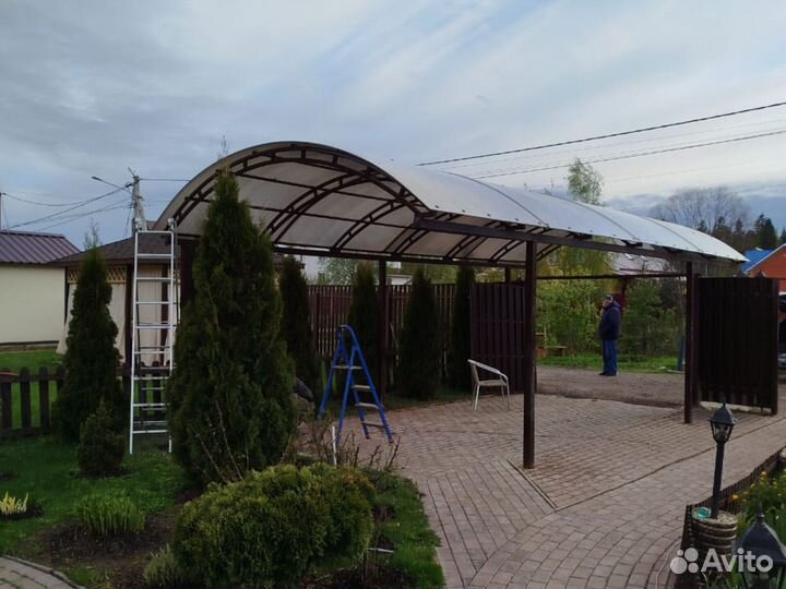 Навесы на заказ под ключ