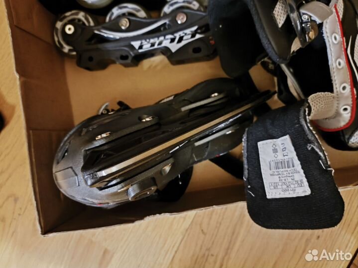 Коньки ролики 2 в 1 детские 29-32