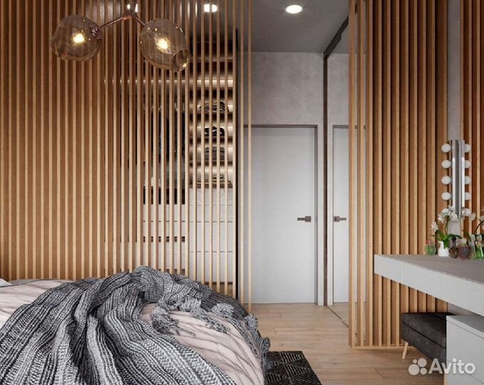 Декоративные рейки (Баффели) и реечные перегородки