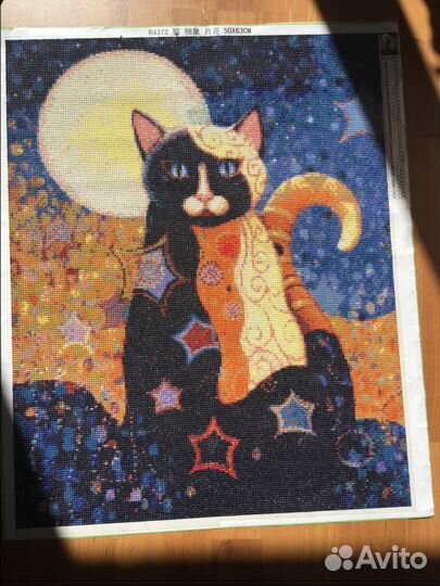 Картина в технике алмазная мозаика