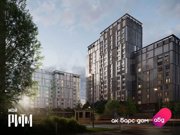 2-к. квартира, 64 м², 7/17 эт.