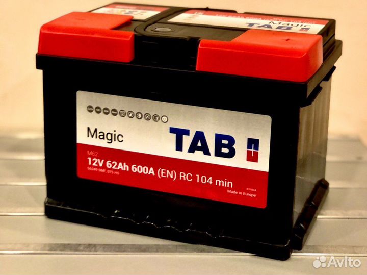 Аккумуляторы новые TAB 62,70,74,75 Ач