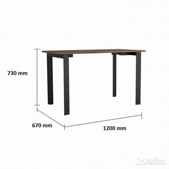 Компьютерный стол в дизайне Минимализм (Арт.75525)