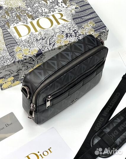 Сумка мужская мессенджер Dior Новая *Premium