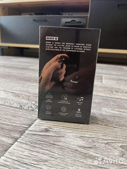 Беспроводные наушники marshall minor 3