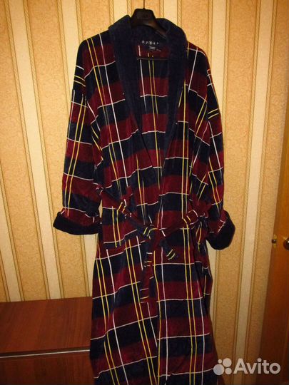 Халат мужской велюровый xxxl (р. 58-60)