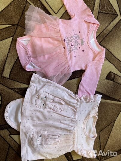 Детская одежда для девочек пакетом 68 74