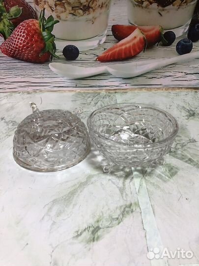 Вазы и пепельница хрусталь и стекло СССР