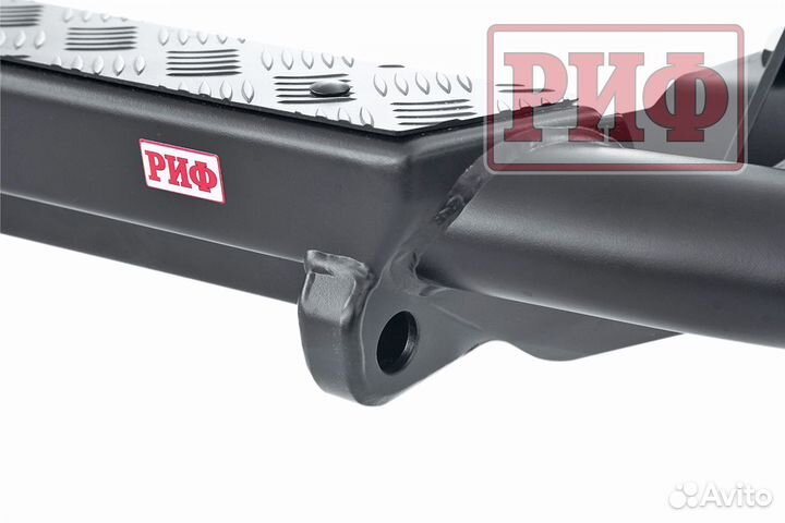 Бампер риф задний силовой/защита штатного бампера