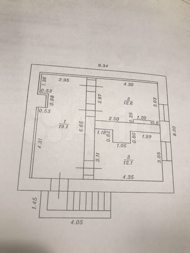 Свободного назначения, 43.5 м²