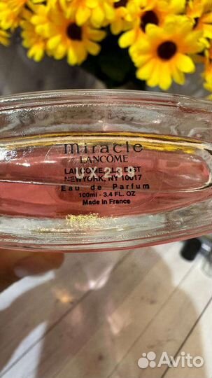 Lancome miracle 96 ml (с витрины)парфюмерная вода