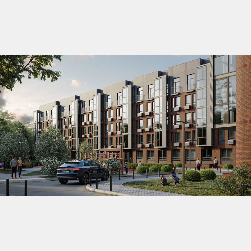 2-к. квартира, 74,7 м², 4/6 эт.