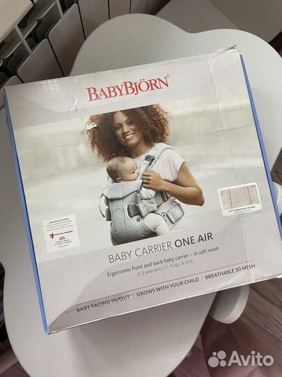 Новый эргорюкзак babybjorn one mesh розовый