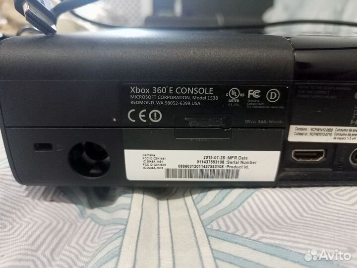 Xbox 360E 250гб не прошит