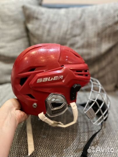 Шлем хоккейный детский bauer RE-ACT 95, S, б/у