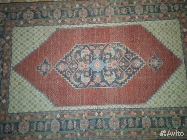 Ковёр ручной работы СССР 1950 год.Шерсть 100