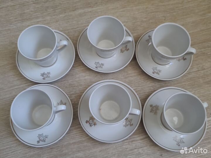 Кофейный сервиз СССР фарфор