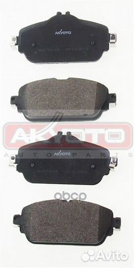 Колодки тормозные AKD16109 akyoto