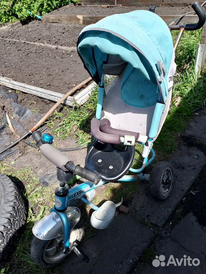 Велосипед с родительской ручкой