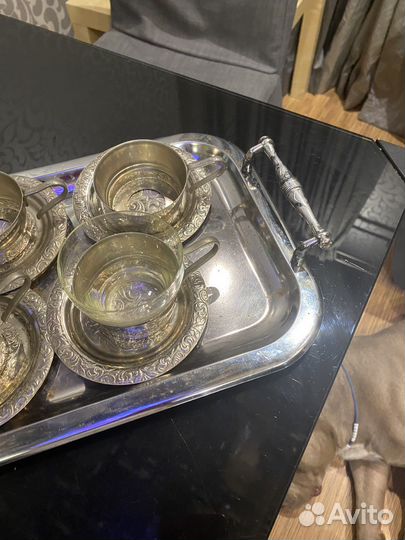 Кофейный набор СССР из мельхиора