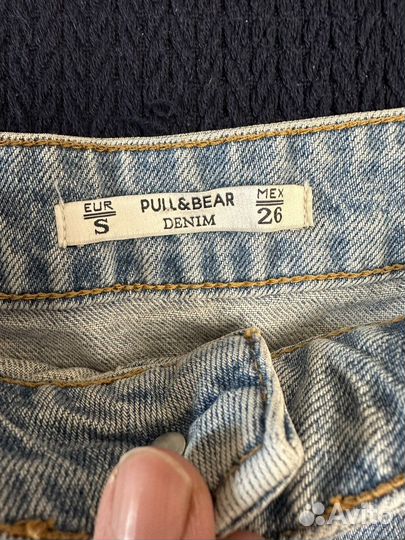 Джинсовая юбка pull bear