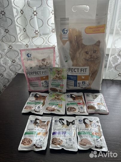 Корм для кошек Perfect Fit новый