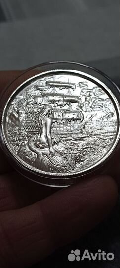 Серебряный жетон «Пираты. Сирена»