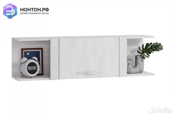 Полка Монако ясень белый