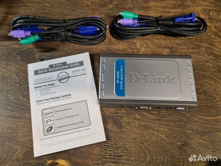 KVM переключатель D-Link