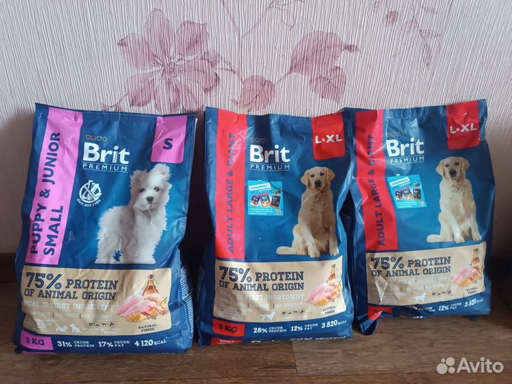 Корм для собак brit