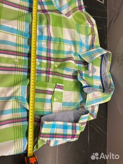 Рубашка в клетку женская 54