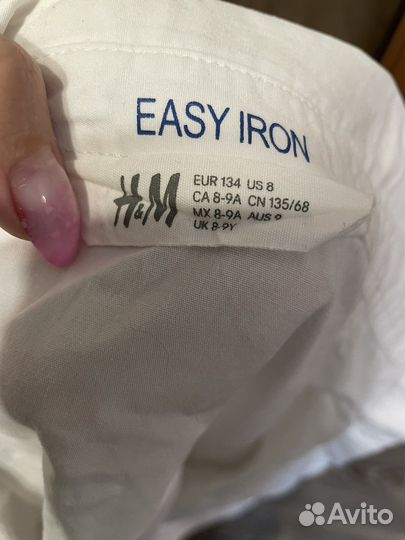 Рубашка на мальчика 134