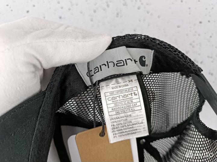 Снэпбэк (кепка) чёрный carhartt