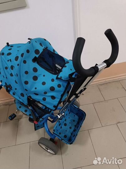 Велосипед с родительской ручкой