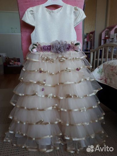 Нарядное платье malvina, р 110-116