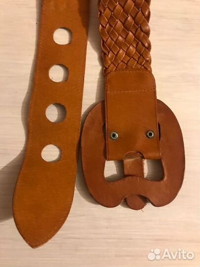 Ремень женский кожаный широкий